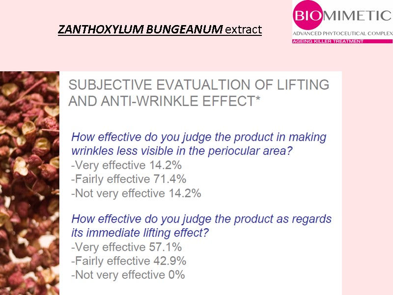 ZANTHOXYLUM BUNGEANUM extract